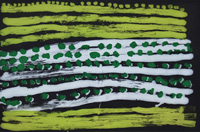 Peter Tjarluri Lewis (dec) Kurlarta - Spear etching 2010